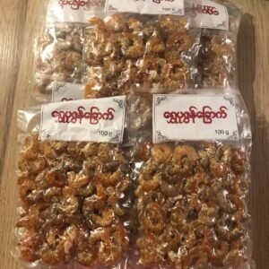 ရှယ်ရွှေပုဇွန်ခြောက် 100g