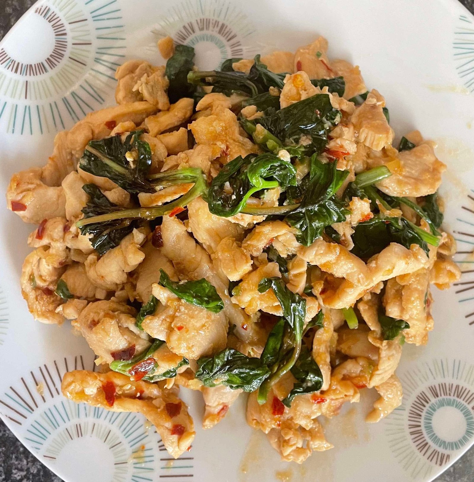 ကြက်သား ဖက်ကဖောင် (ထိုင်းစတိုင်)